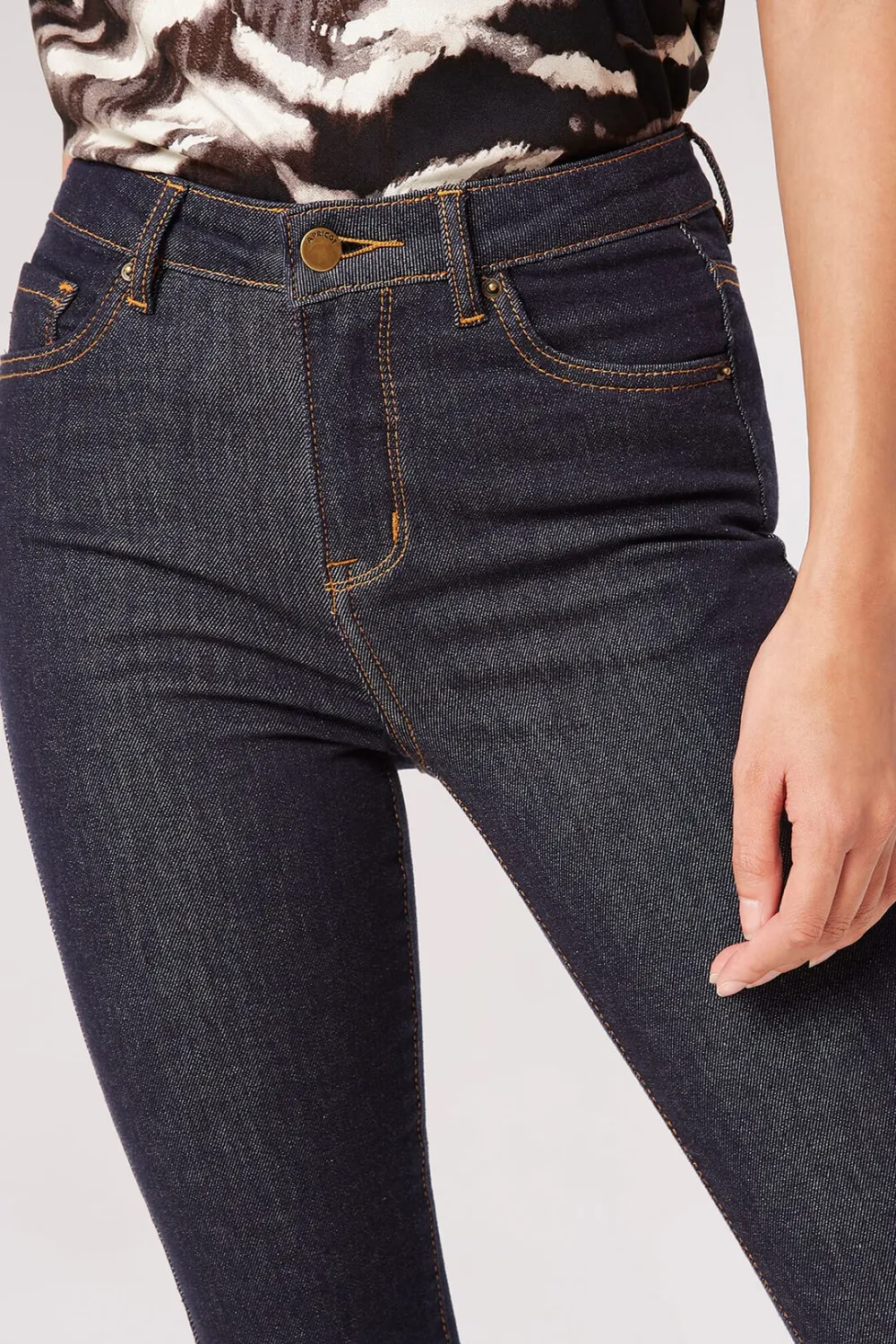Raw Denim Skinny Jeans