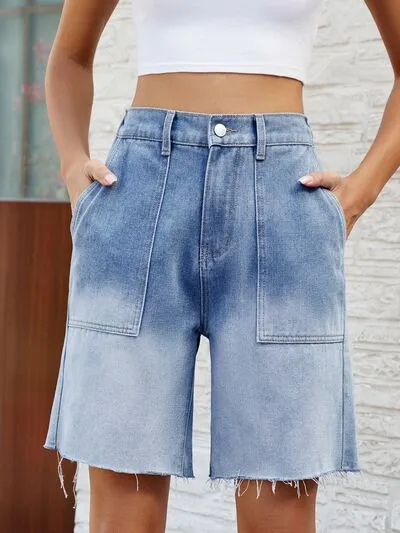 Clean Front Clean Pocket Detail Shorts
