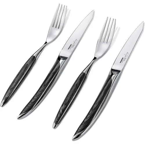 (Store Closing Sale) Flatware set, 4 Pieces Steak Knives & Forks