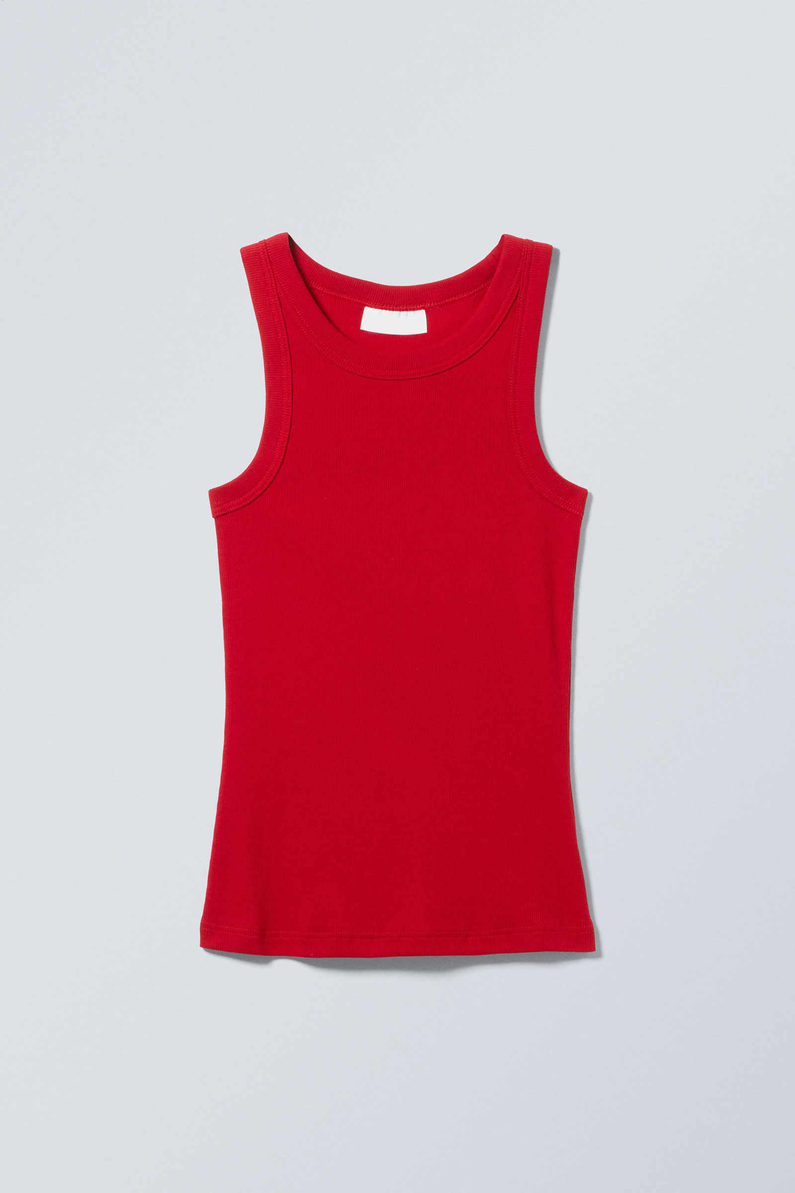 Rib Crew Neck Tank