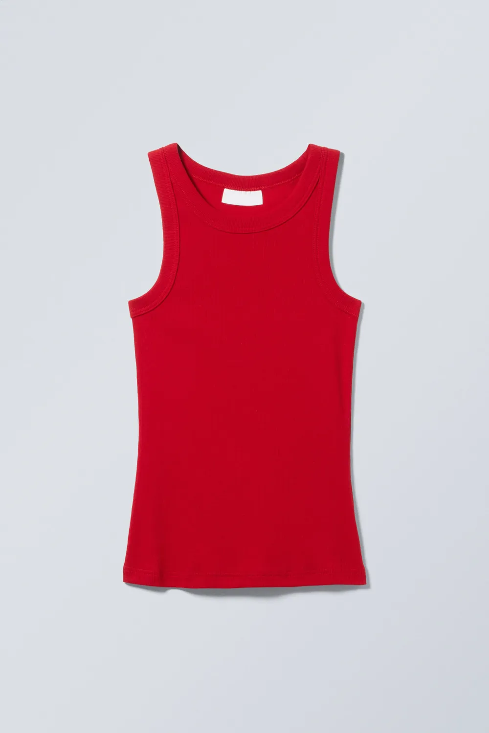 Rib Crew Neck Tank