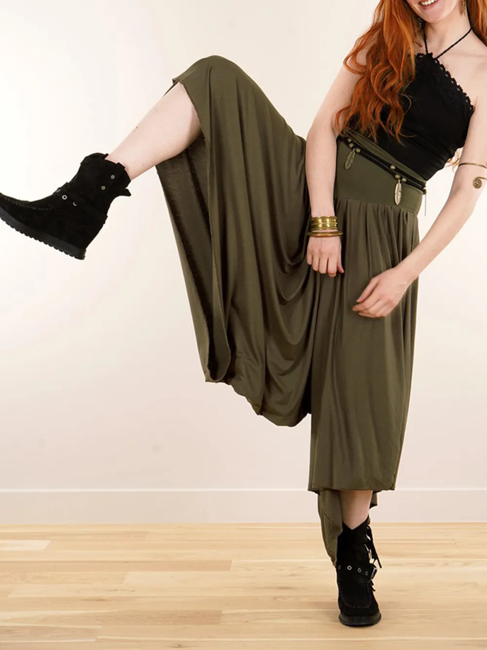 Skirted Harem Pant 2in1 Dress