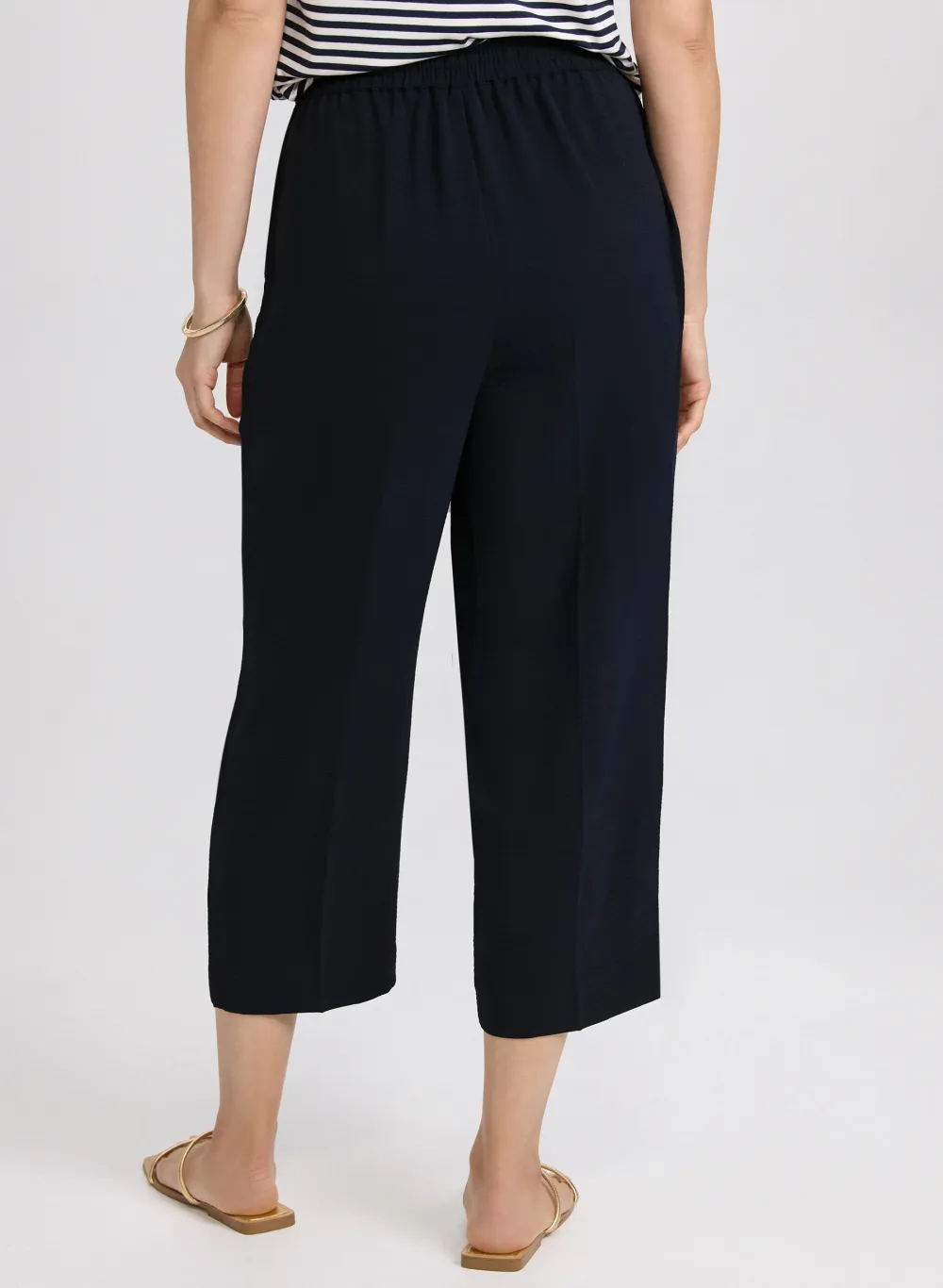 Drawstring Straight-Leg Pants