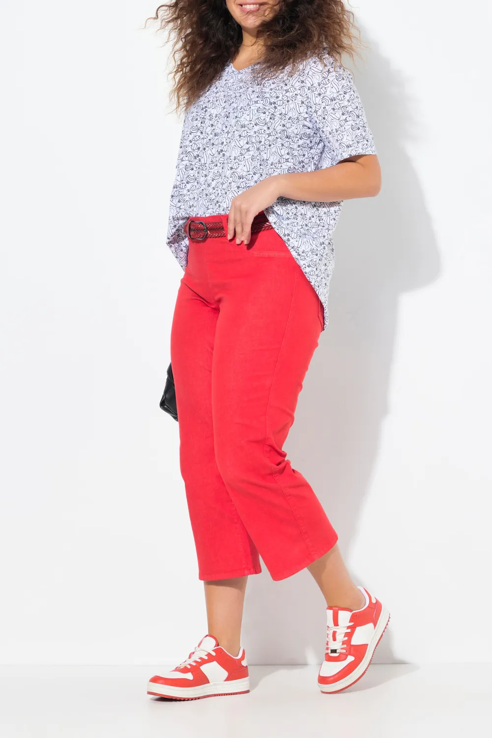 Solid Color Bell Bottom Jeans