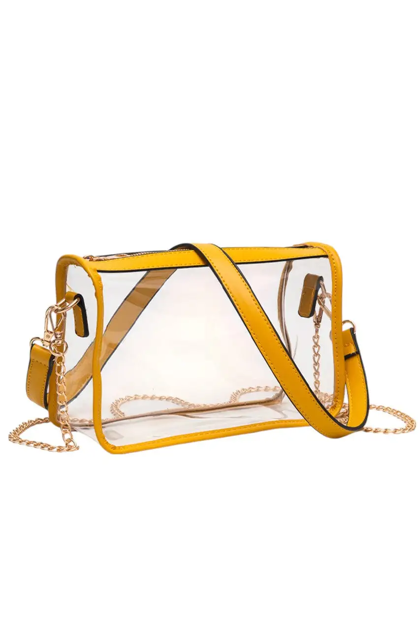 Rectangle Stadium Crossbody Bag