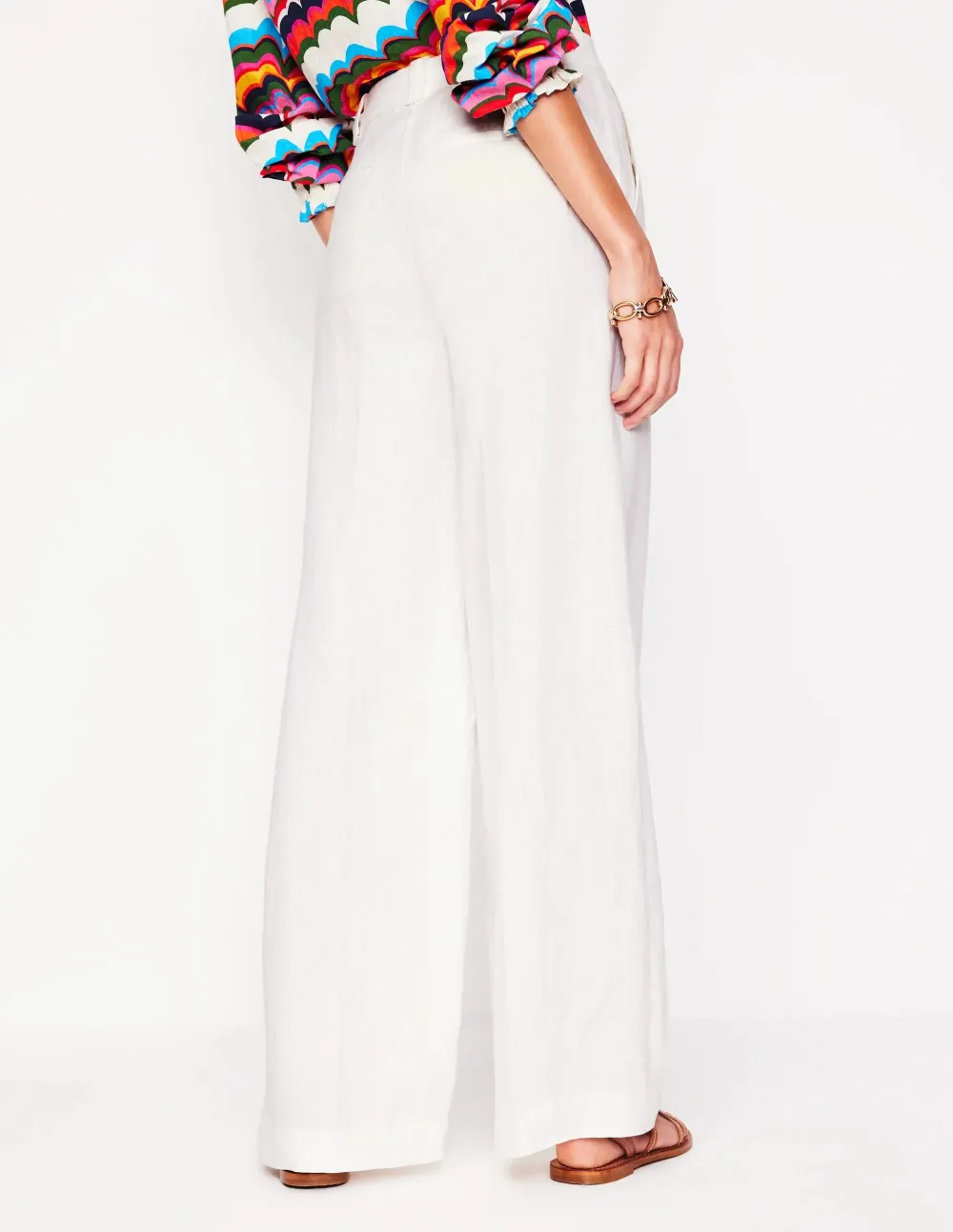 Westbourne Linen Pants -White