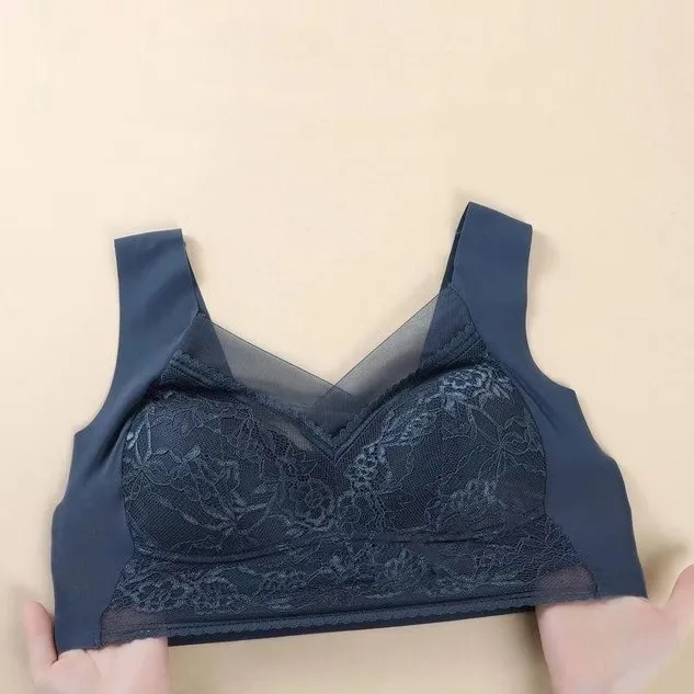 Plain Lace Casual Bra & Bralette