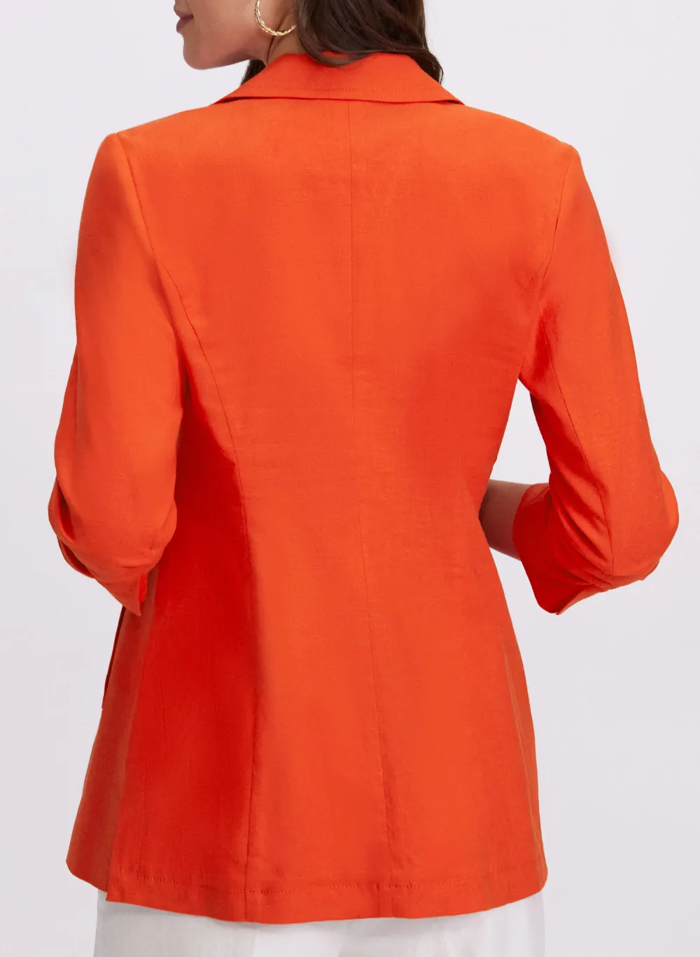 Simplified Linen Blazer