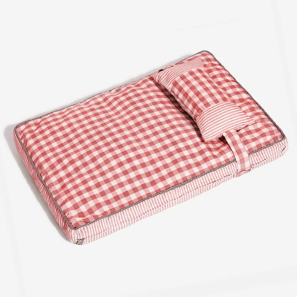 Fashion Checkered Pattern Washable Dog & Cat Bed