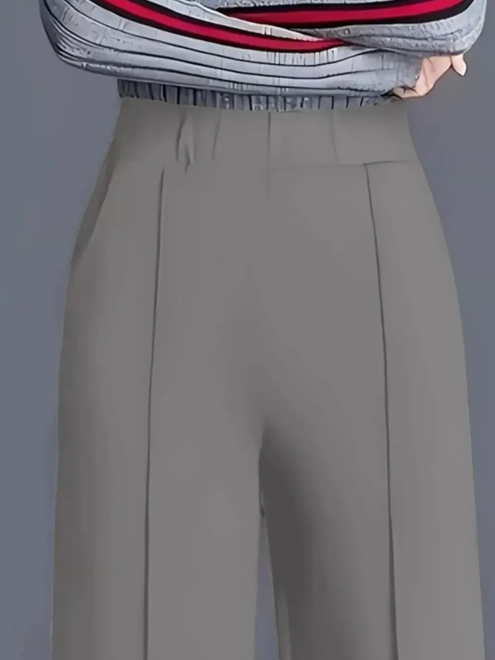 Easygoing Wide Leg High Waist Pants