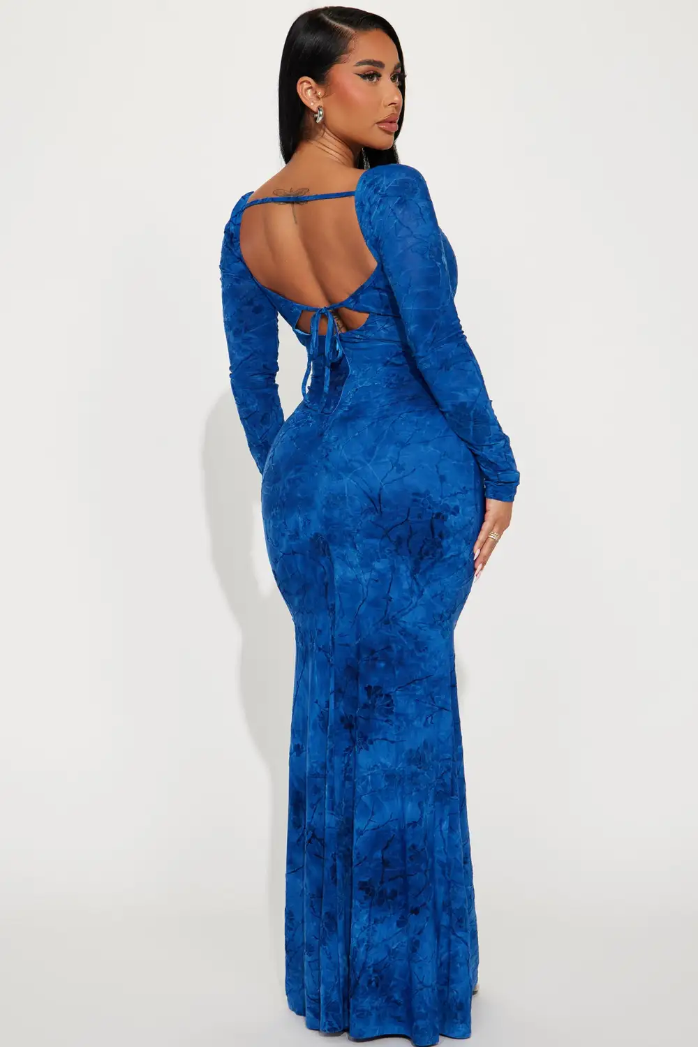 Leah Maxi Dress - Blue