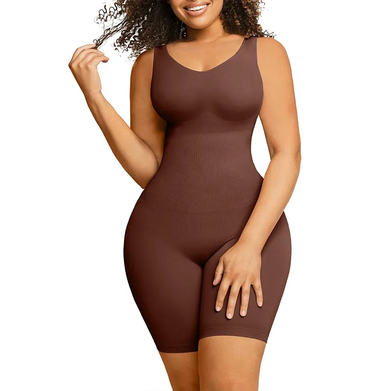 Seamless Bodysuit Tummy Control Butt Lifter Shapewear