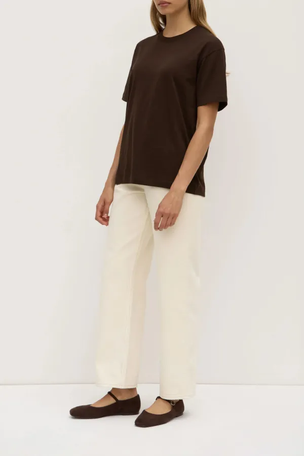 Pure Organic Cotton Round Neck Women's T-Shirt