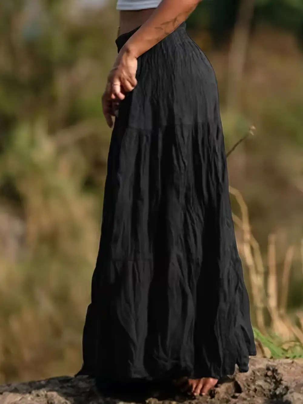 Tiered Ed Maxi Skirt