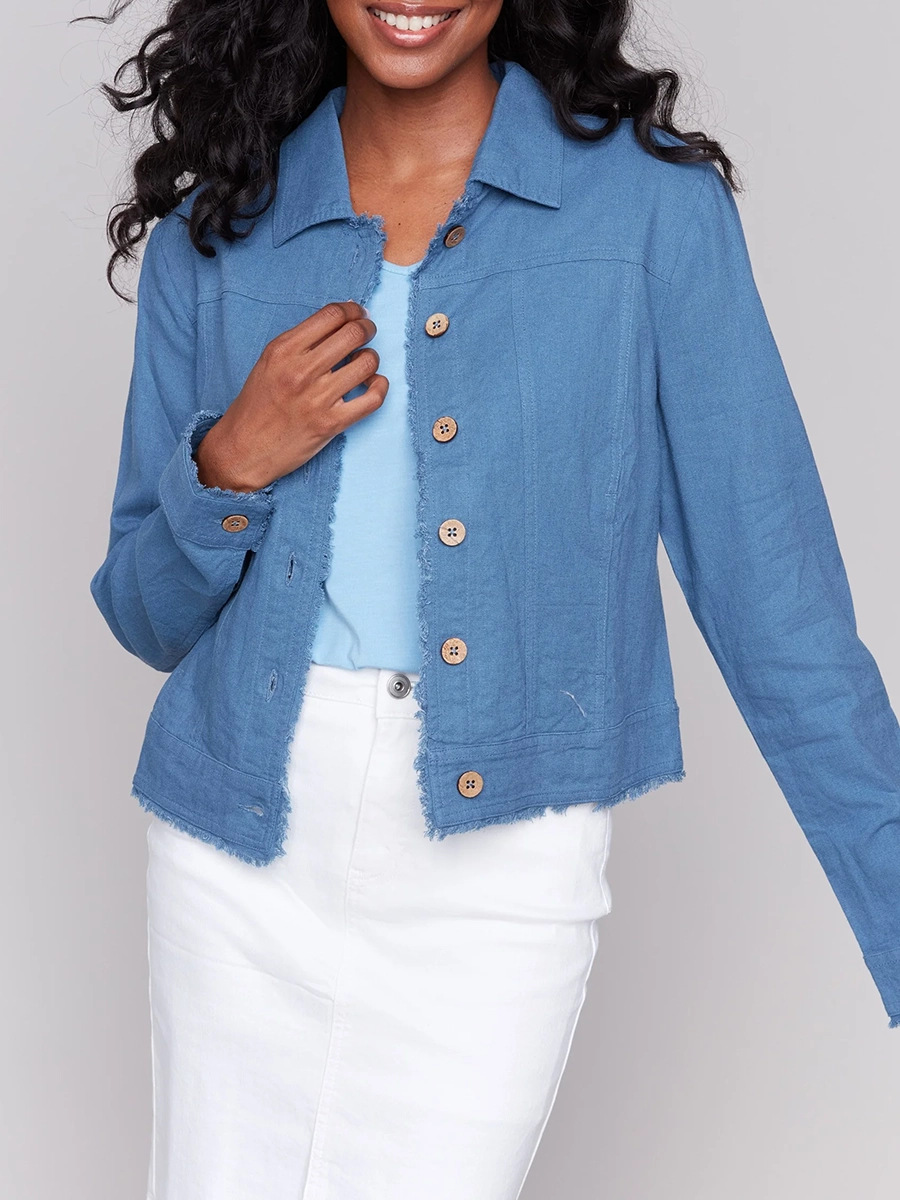 Soft And Breathable Linen Simple Jacket