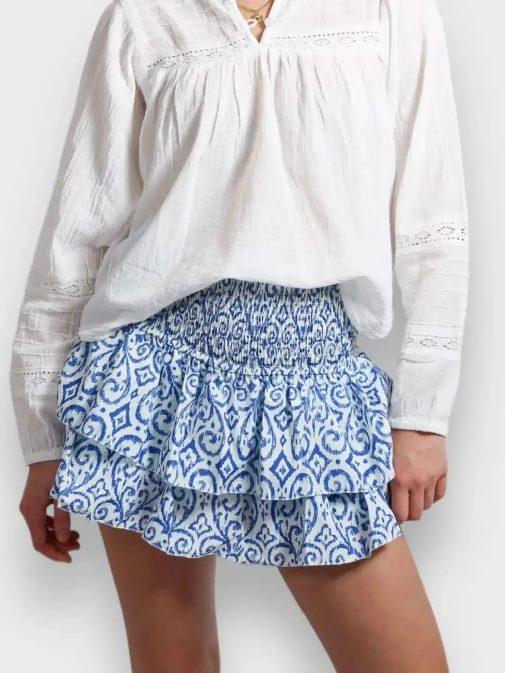 Layered Layered Mini Skirt