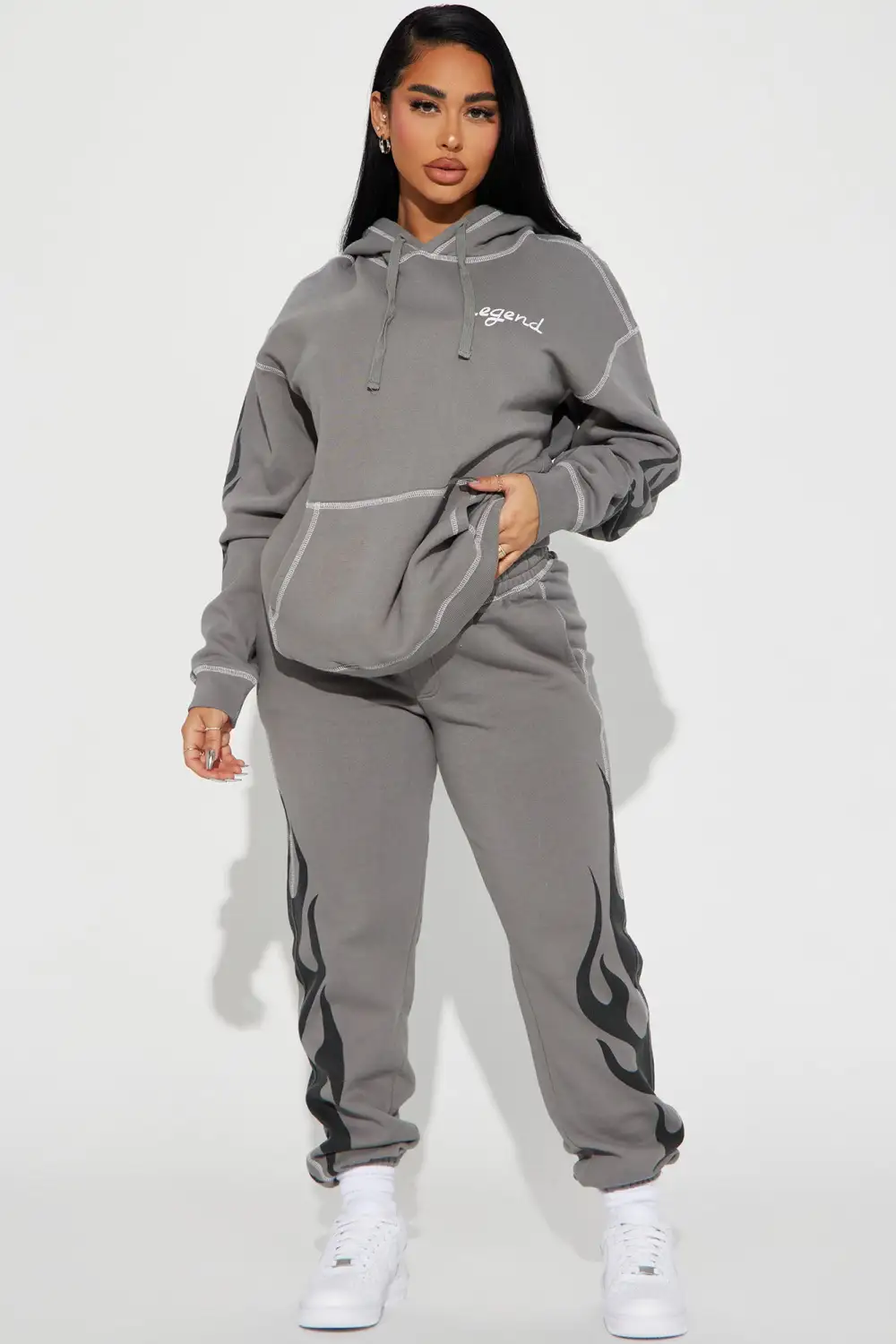 Legend Life Sweatsuit  - Grey