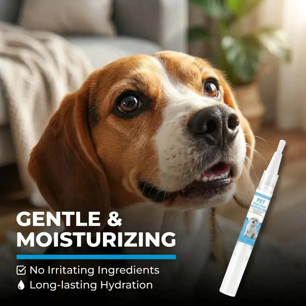 Pet Eye Stain Remover Pen | Gentle Tear Stain Cleaner for Dogs & Cats | Portable & Easy-to-Use Pen for Eye Area
