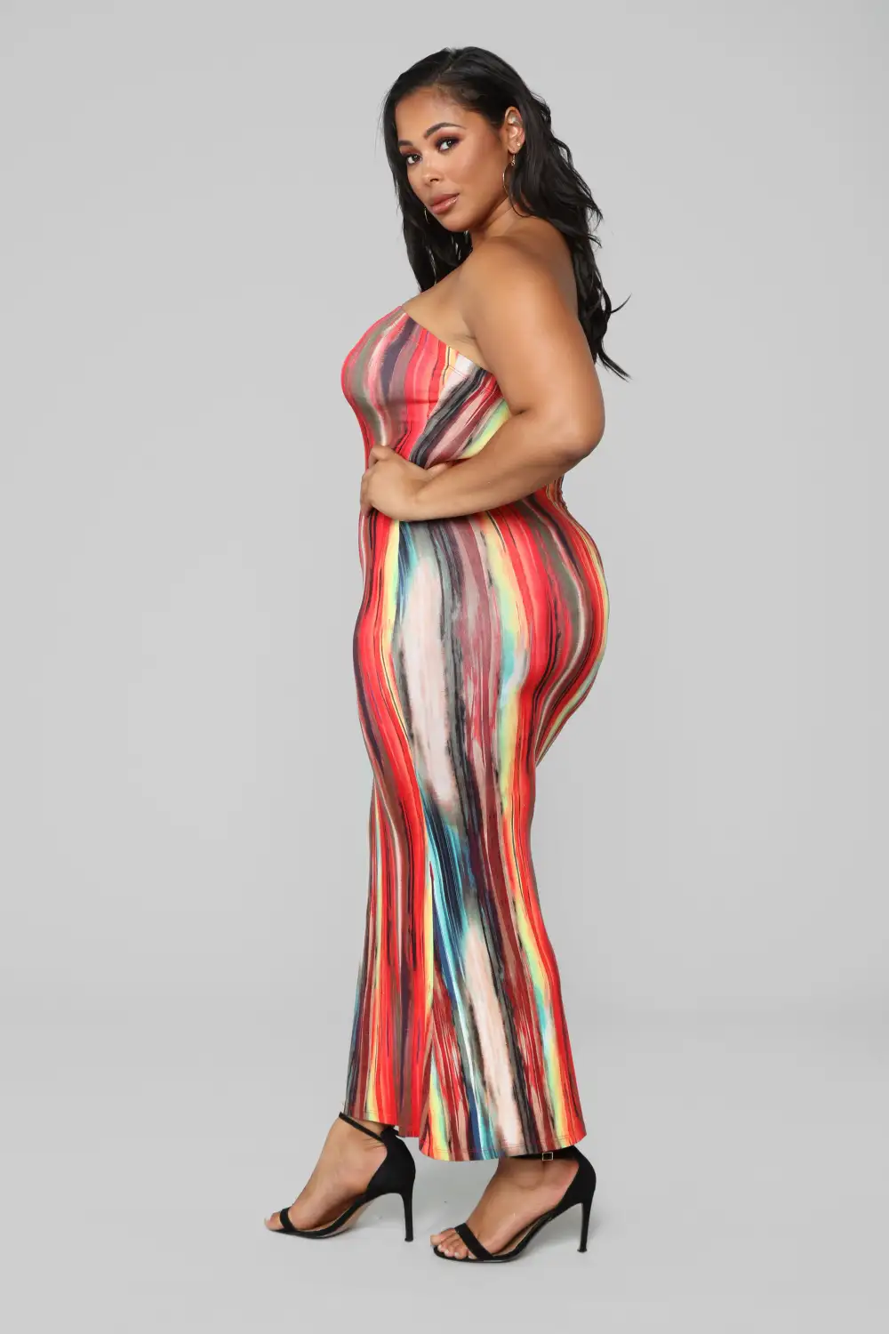 Work Of Art Dress - Red/Multi