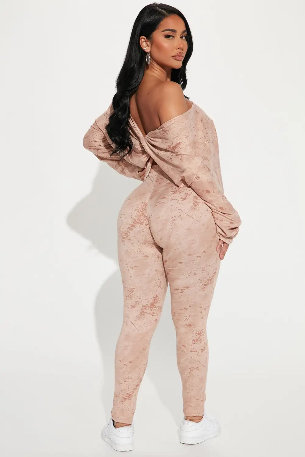 Chelsea Twist Back Legging Set - Taupe