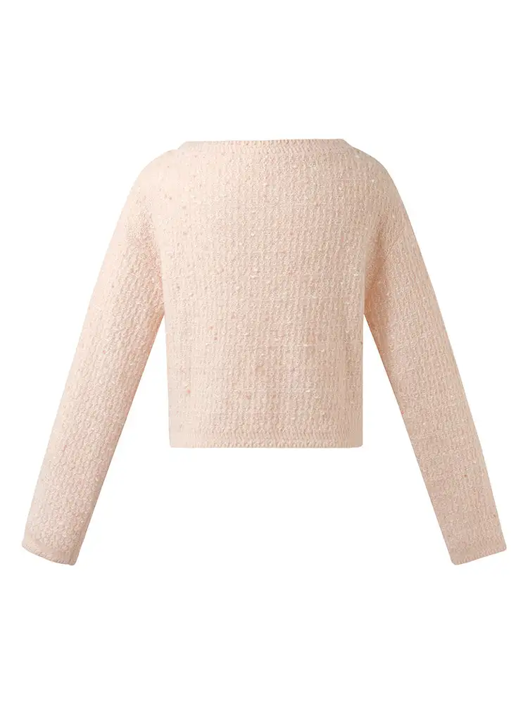 Mohair Slash Neck Women Sweater