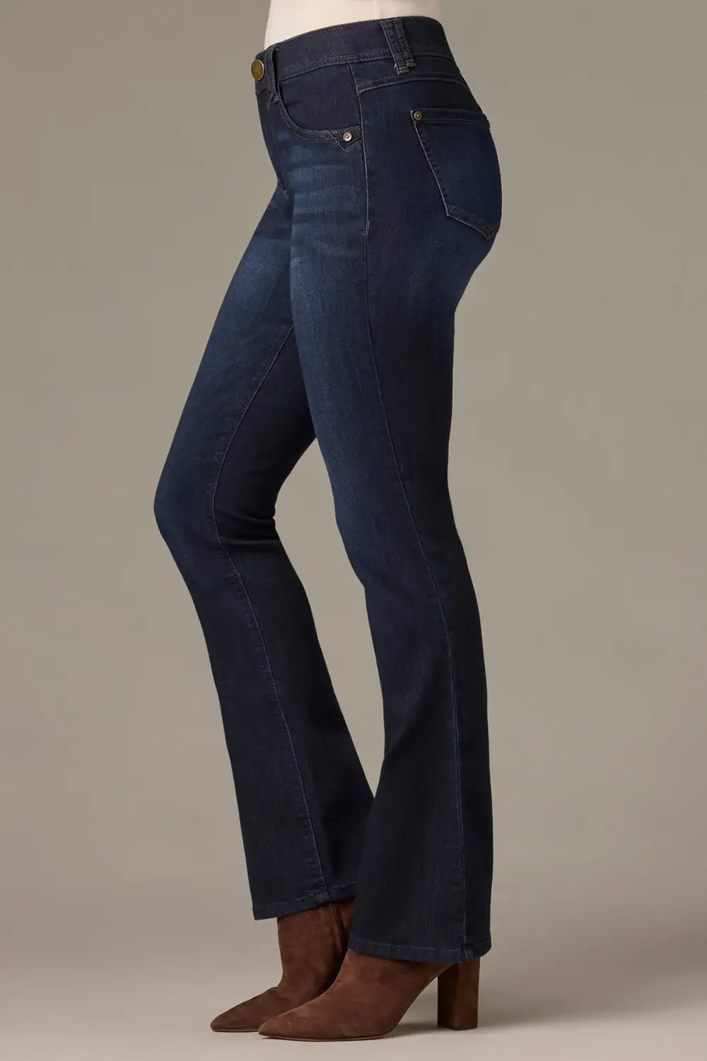 Petite Mid Rise Bootcut Jeans