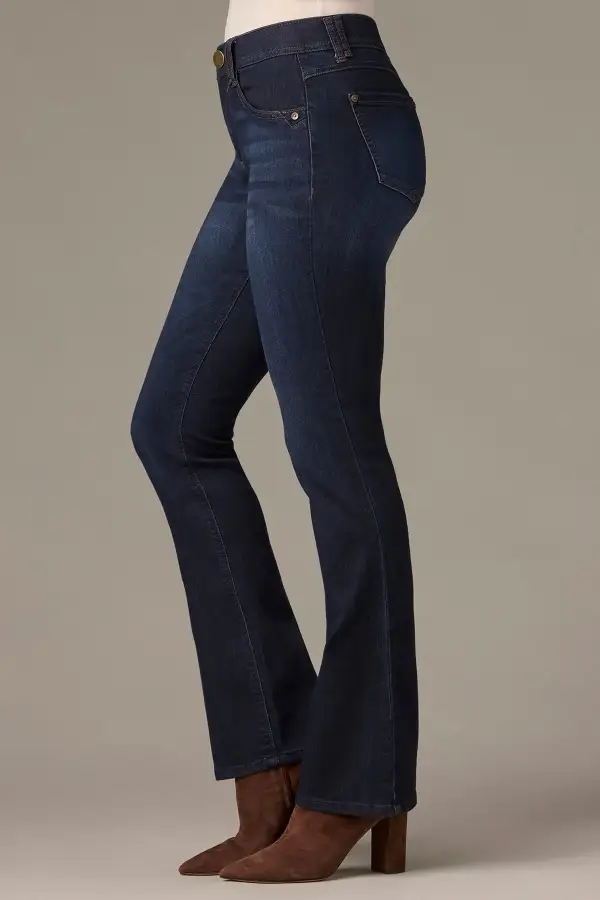 Petite Mid Rise Bootcut Jeans