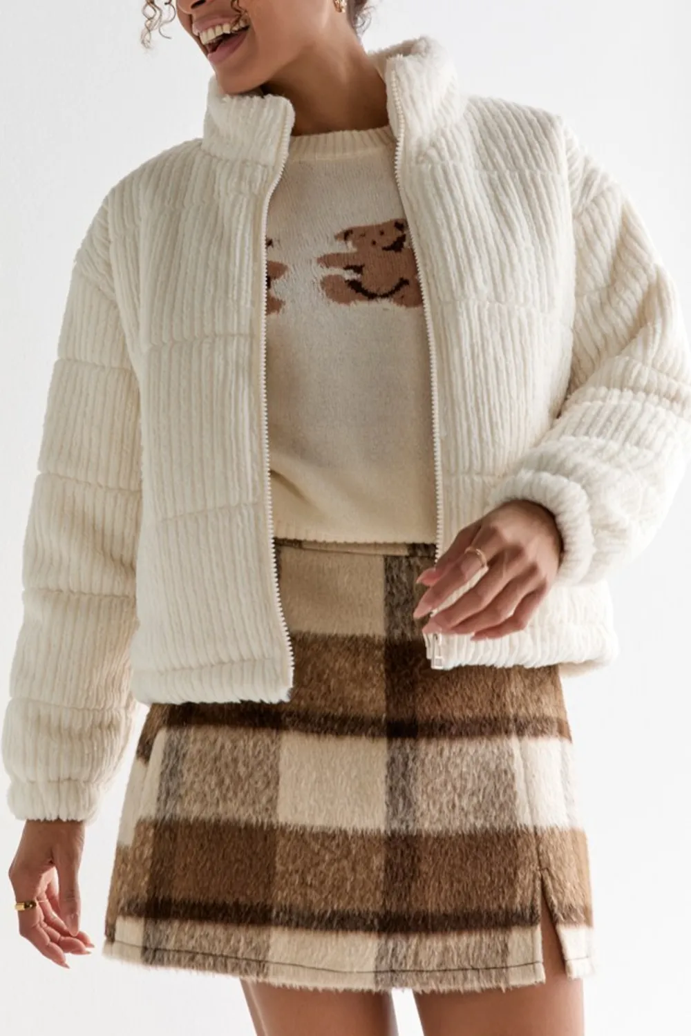 White Corduroy Jacket