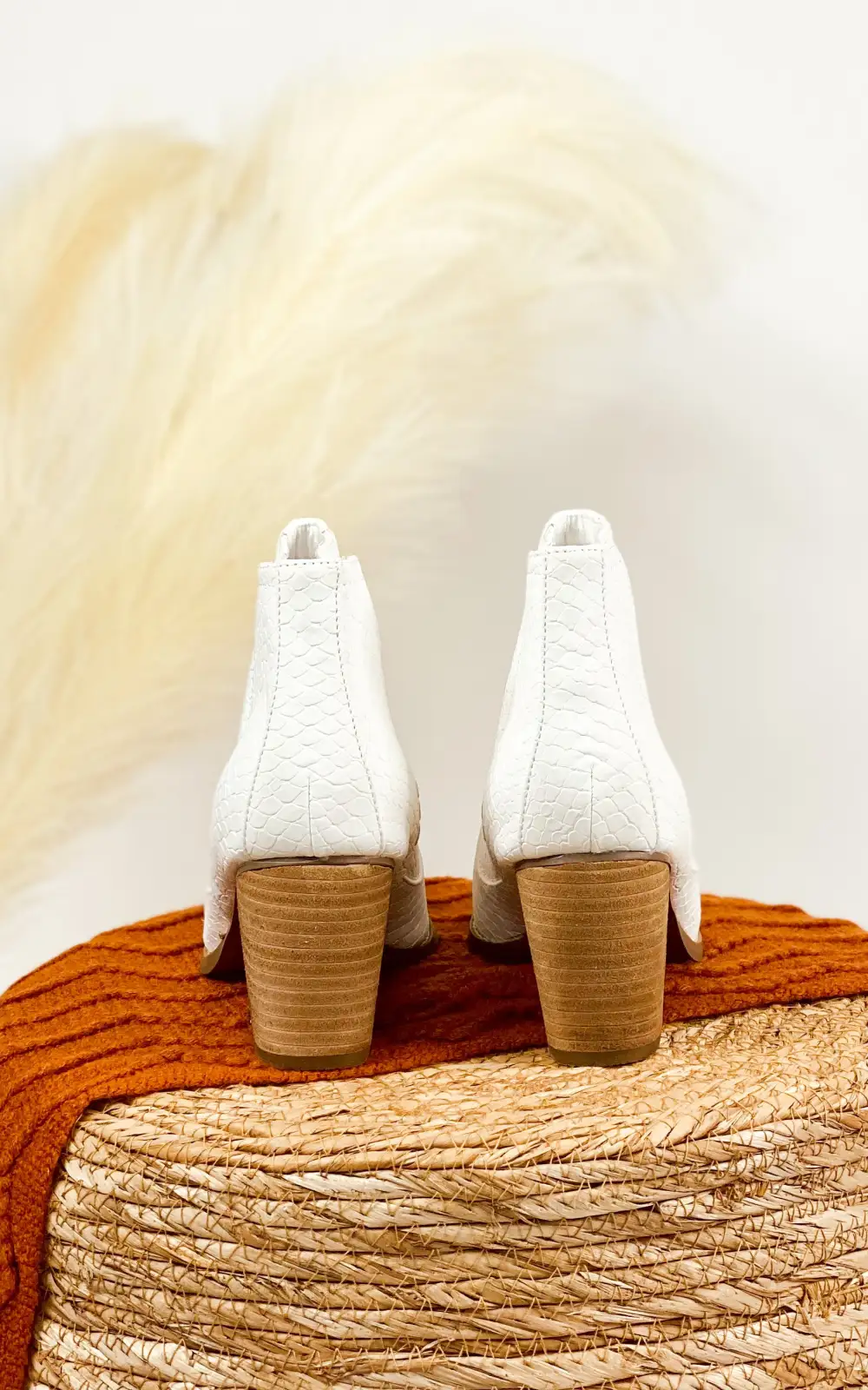 White Bootie Boots