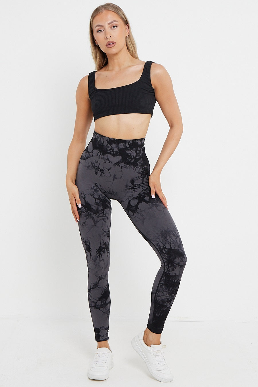 Tie Dye Print Bum Sculpt Leggings - Cecilia