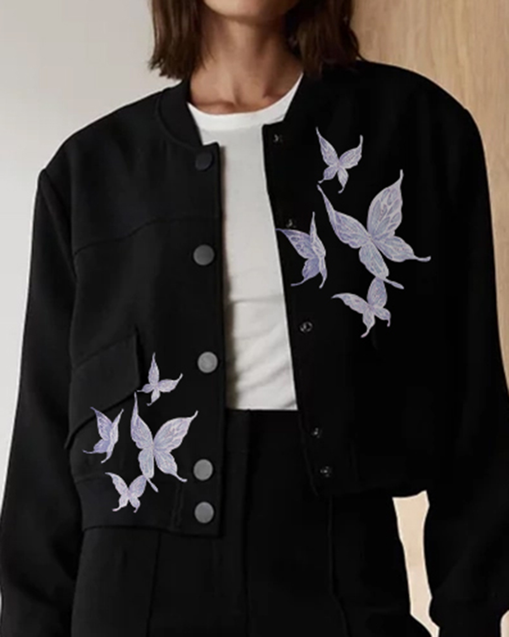 Thalia Tailored Bomber Jacket