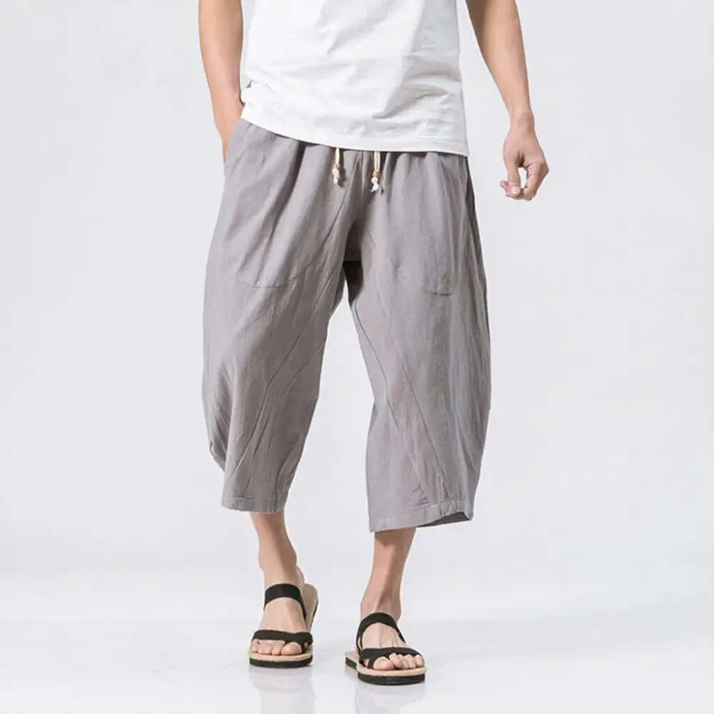 Lightweight Cropped Utility Pants