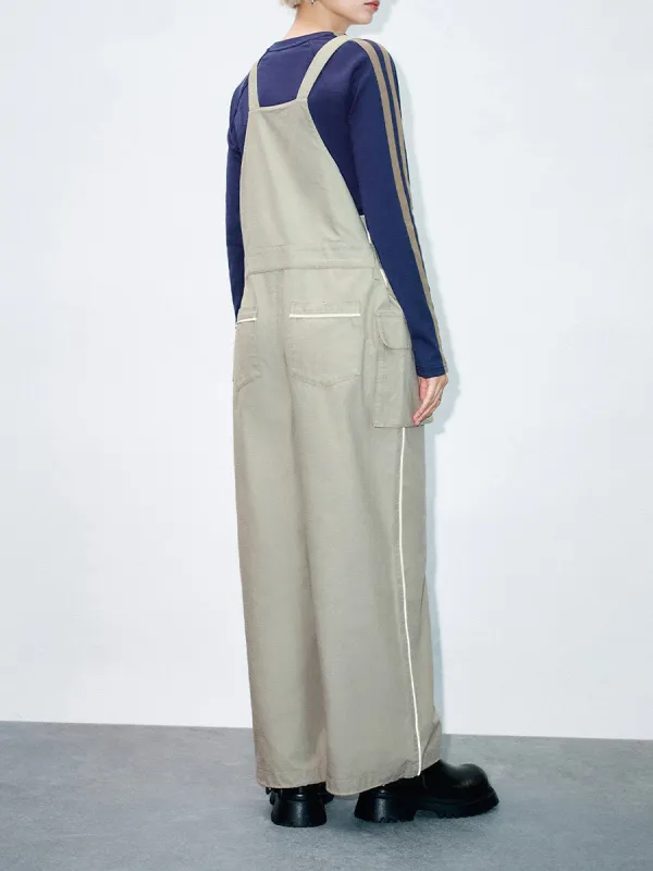 Casual Street Style Cargo Overalls