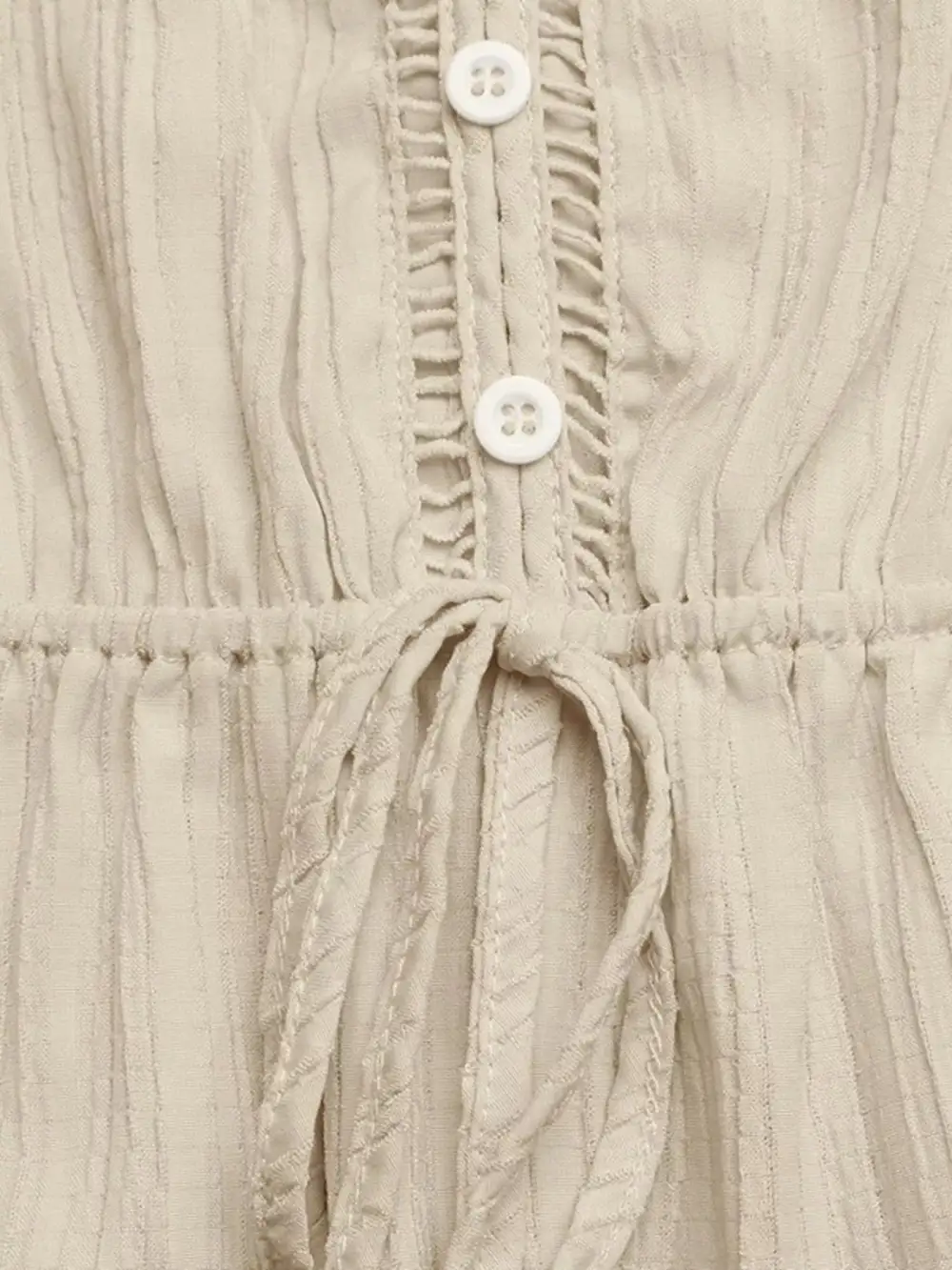 Drawstring Wide Leg Jumpsuit