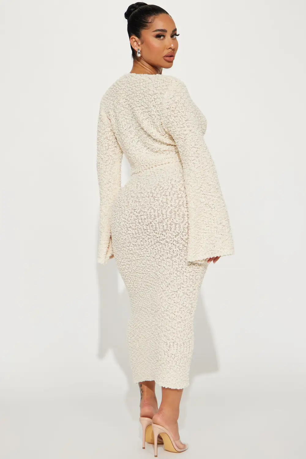Shanelle Sweater Skirt Set - Ivory
