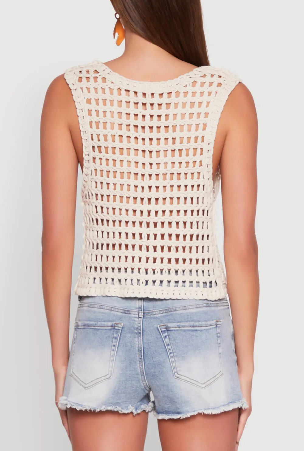 Knitted Hollow Vest