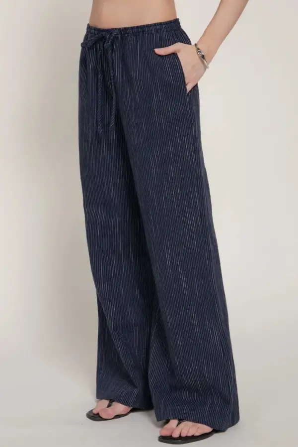 Textured Gauze Woven Pants