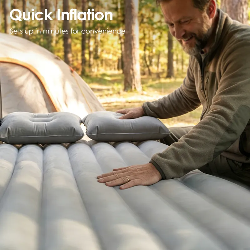⏰Inflatable Car Air Mattress Travel Bed