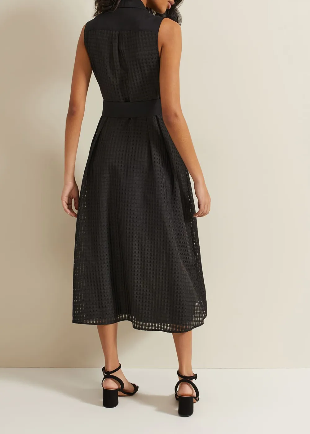Solid Color Versatile Modern Textured Dress