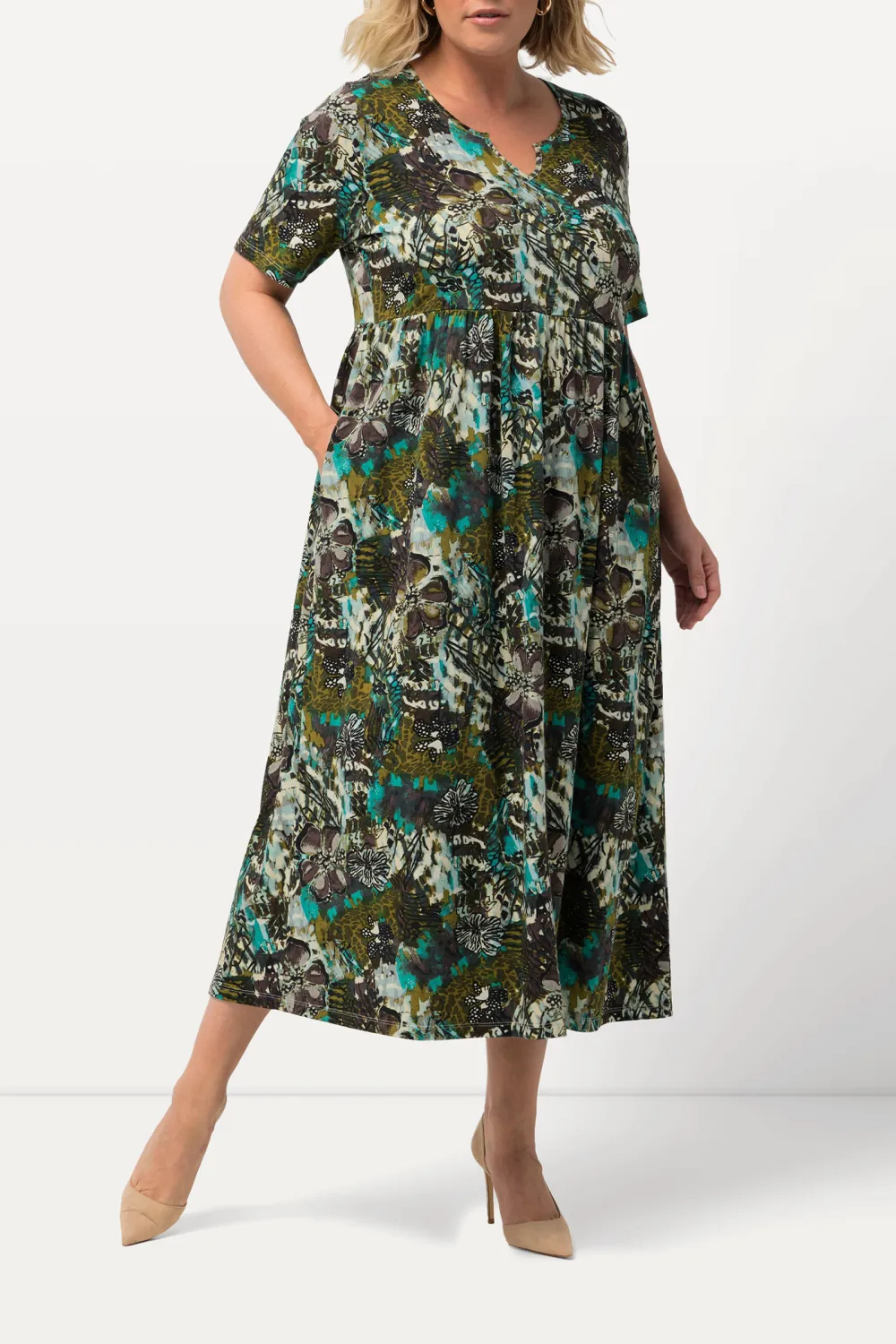Full Printed Women's Dress