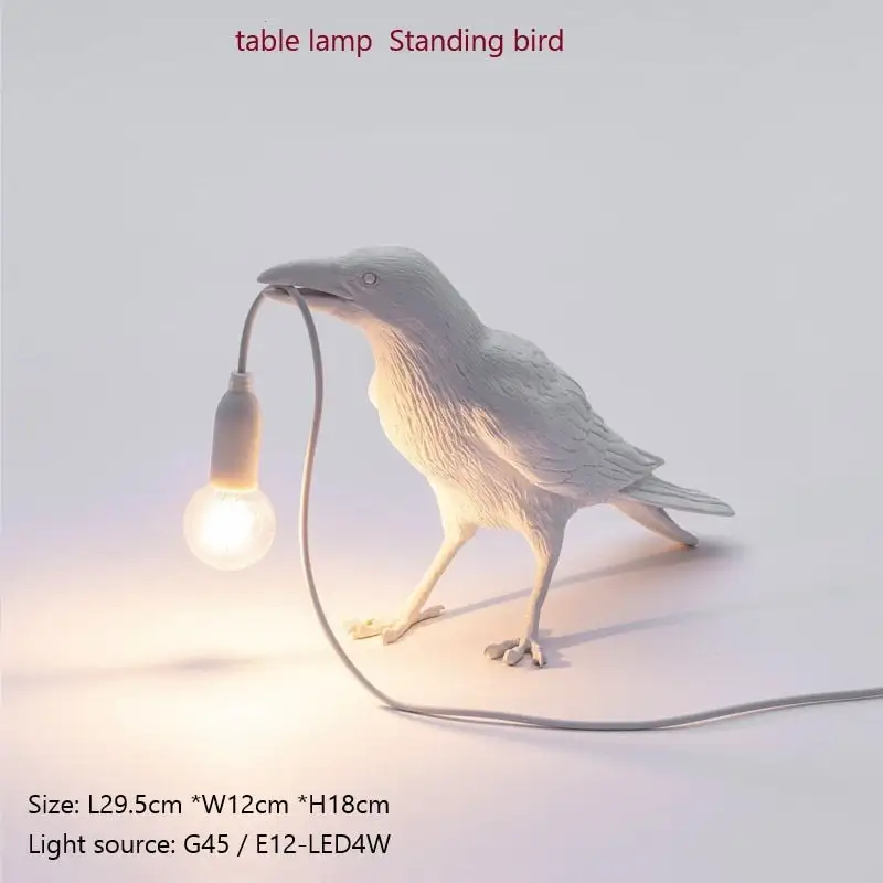 Raven Shape Table Lamp