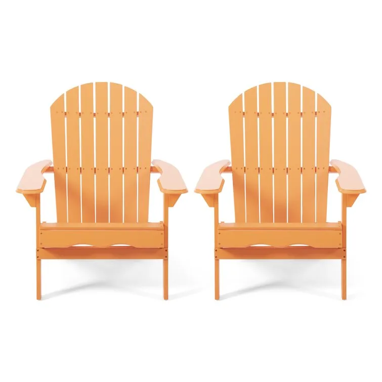 Woking Acacia Outdoor Adirondack Chair Set