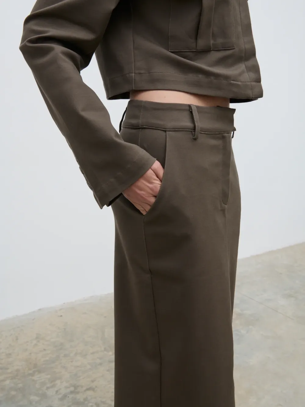 Tailored Maxi Skirt