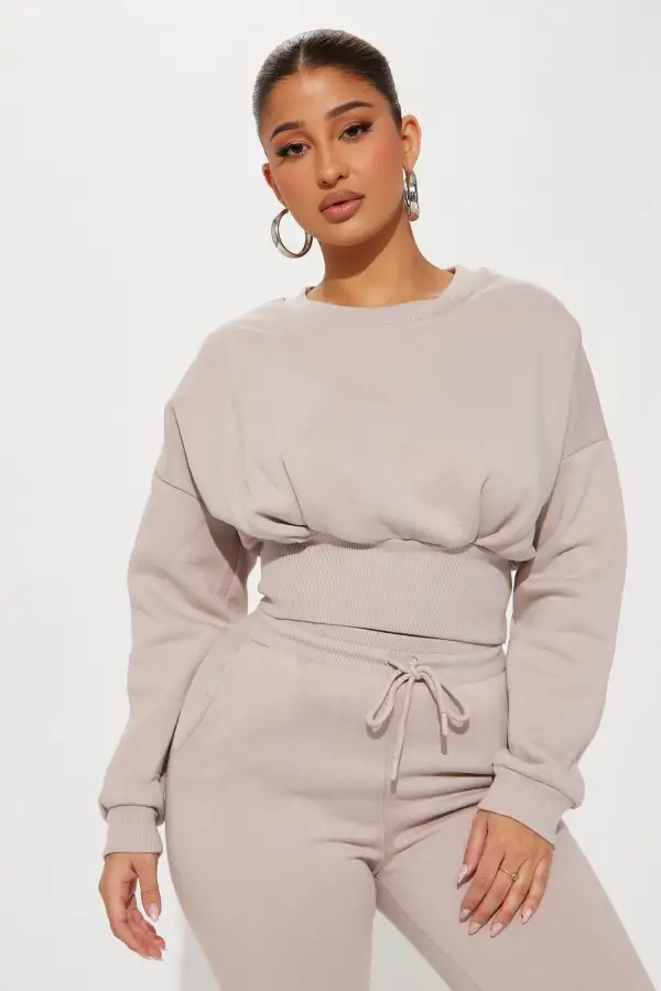 Truly Amazing Jogger Set  - Taupe