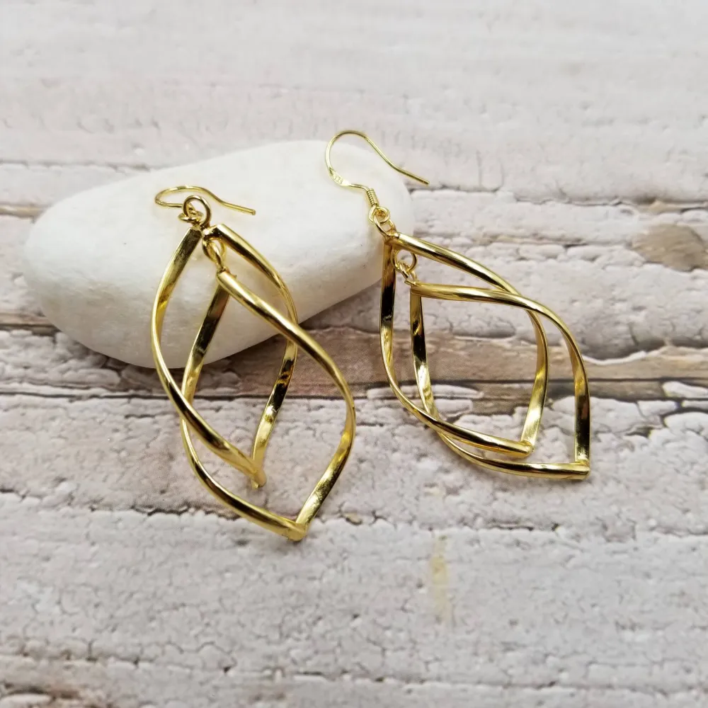 Twisted Geometry Earrings