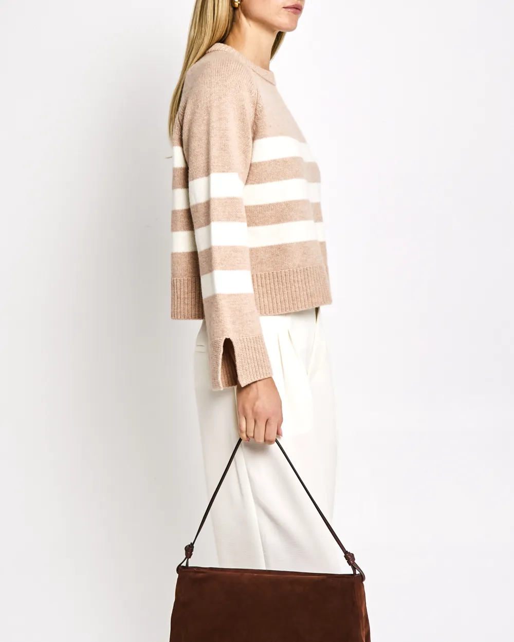 Striped Knit Pullover