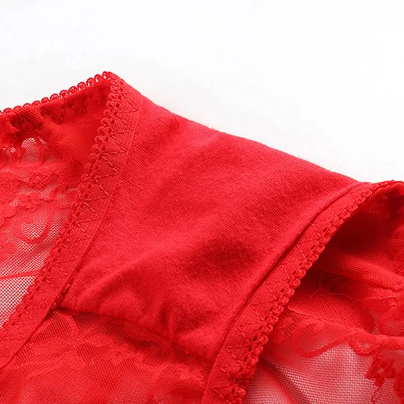 Soft Everyday High Waist Lace Trim Breathable Panty
