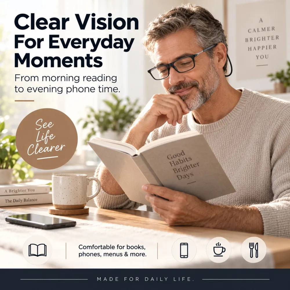 Magnetic Neck-Hanging Reading Glasses