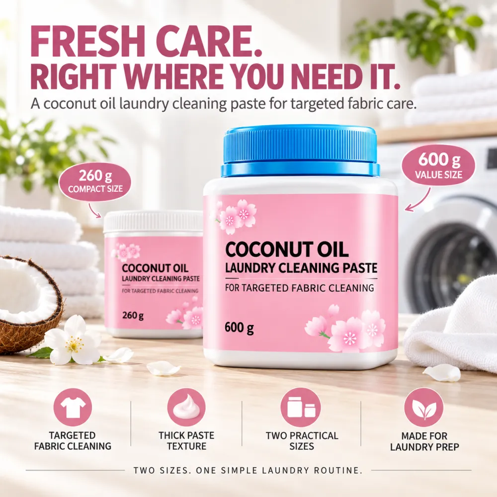 Coconut Oil Laundry Cleaning Paste