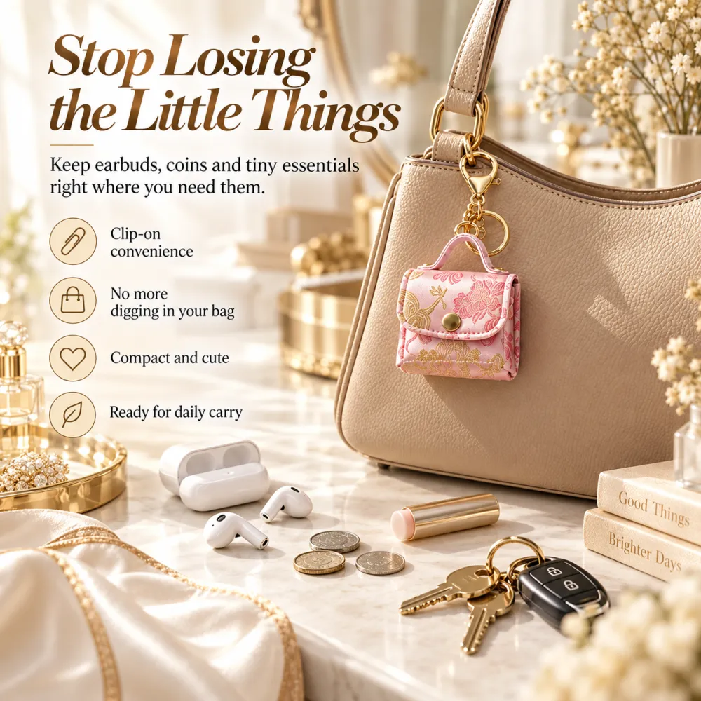 Blossom Mini Purse Charm